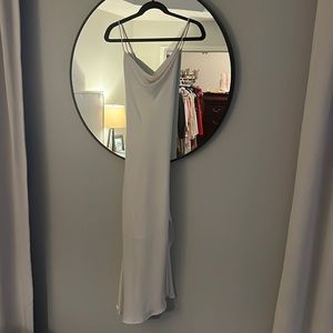Size Medium ASTR White Satin Dress